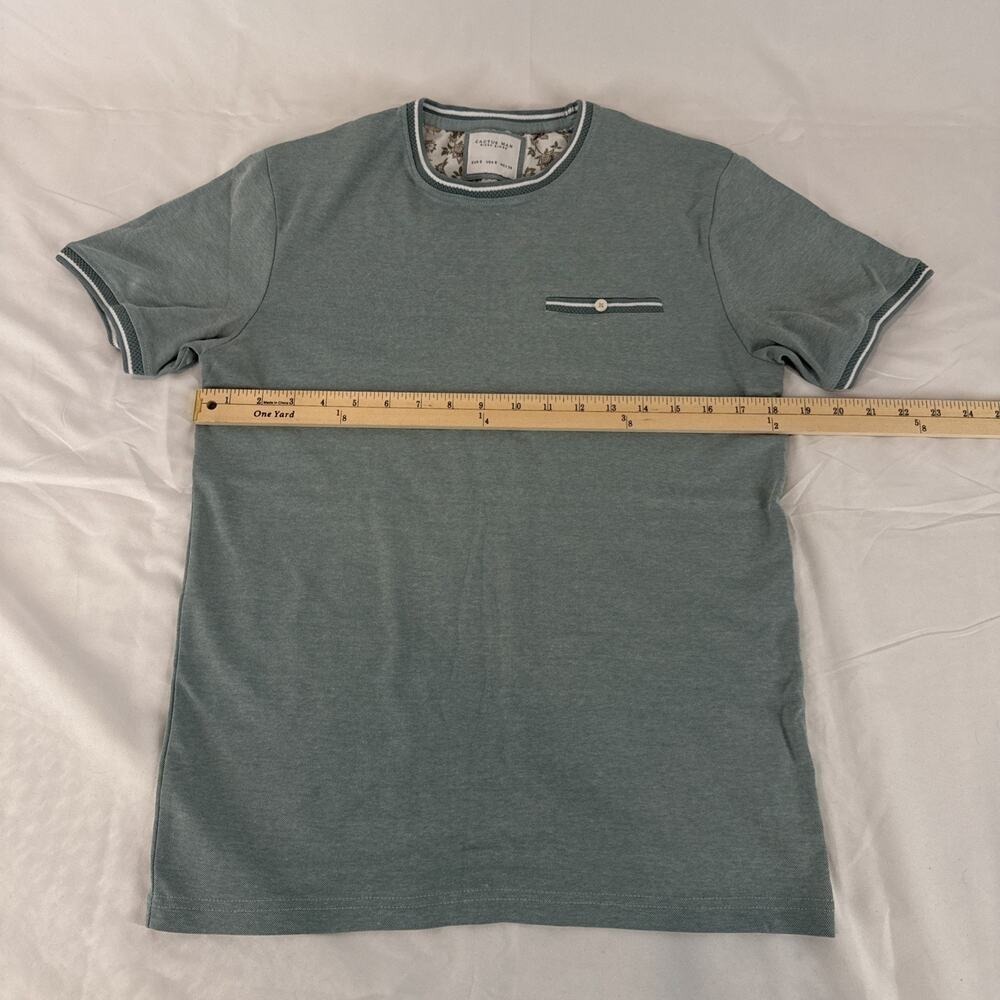 Ricky‎ Singh Cactus Man Men's Striped Pocket Crewneck T-Shirt Size: S - Picture 5 of 7